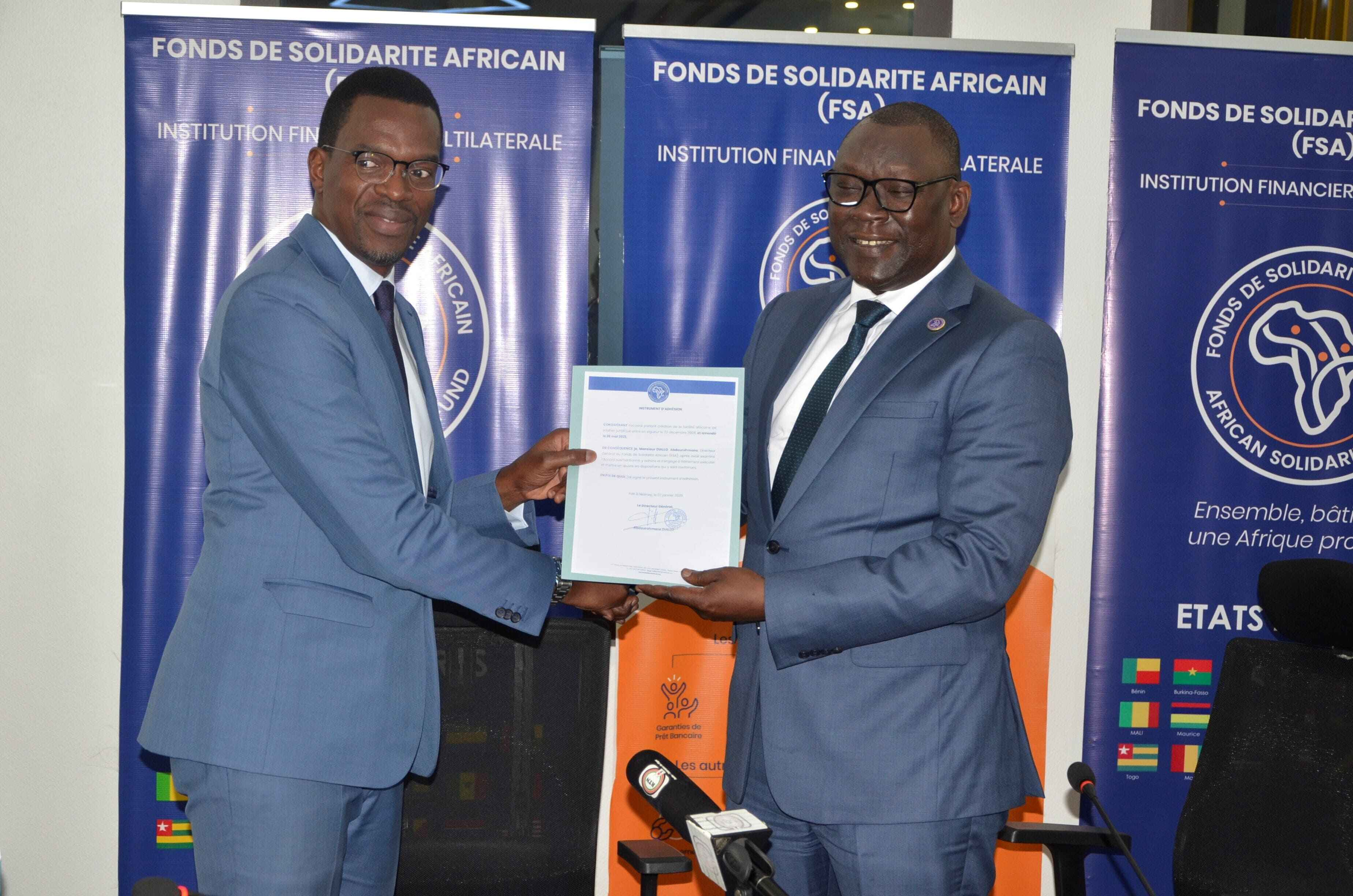Le Fonds de Solidarité Africain (FSA) rejoint la F...