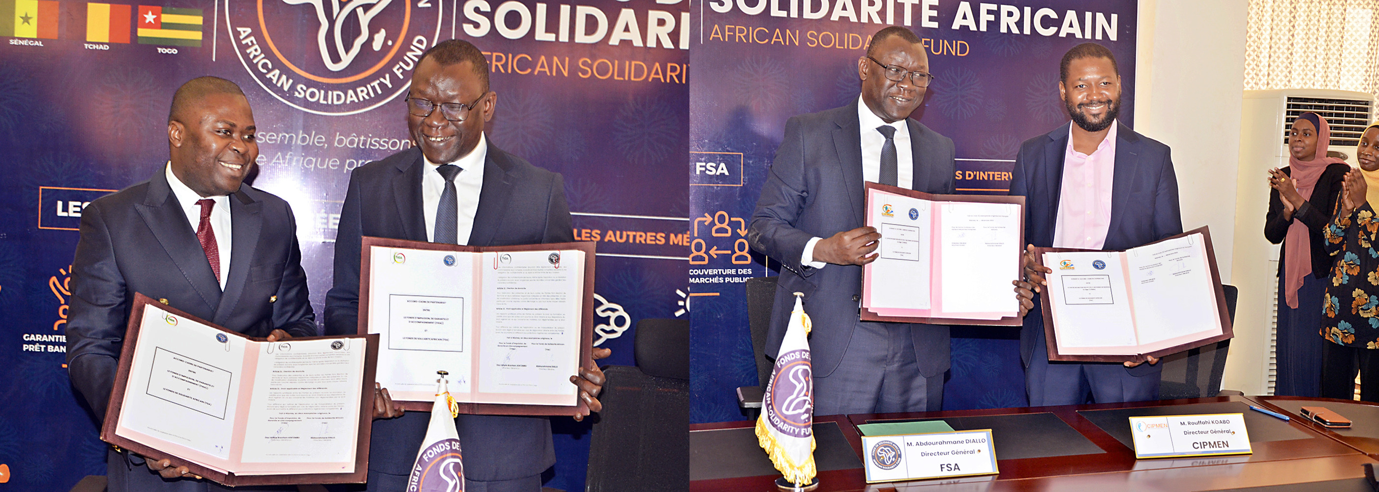 SIGNATURE DE DEUX ACCORDS-CADRES DE PARTENARIAT AU PROFIT DES PME-PMI DU CONGO ET DU NIGER